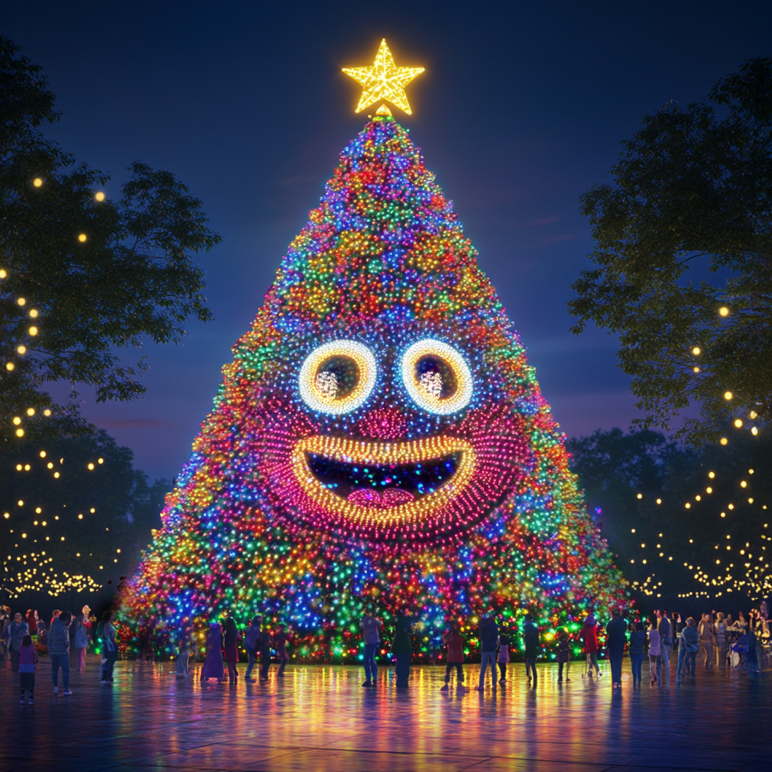 光の魔法ツリー